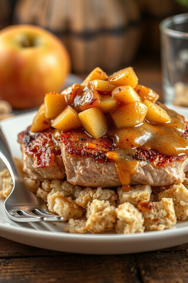 browning chops enhances flavor