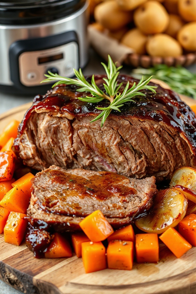 crockpot balsamic pot roast