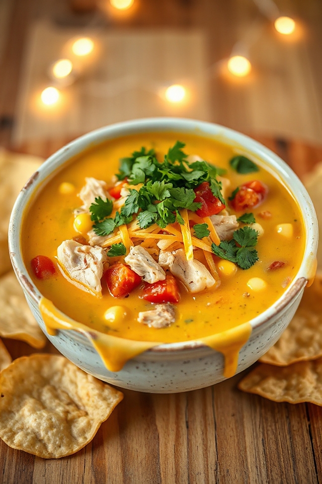 crockpot cheesy chicken chowder