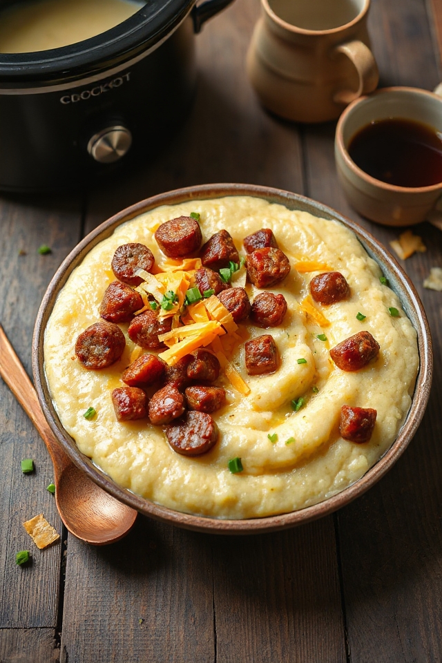 crockpot cheesy grits recipe