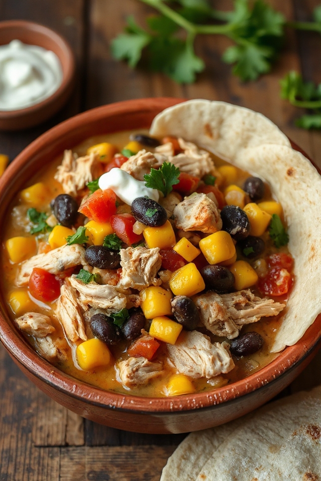 crockpot chicken burrito magic