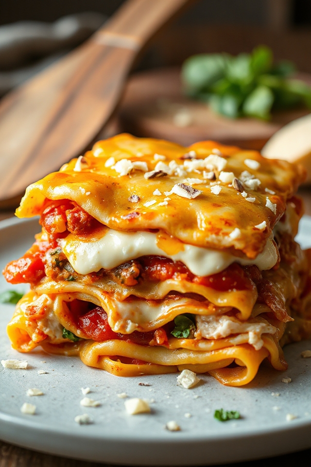 crockpot chicken lasagna recipe