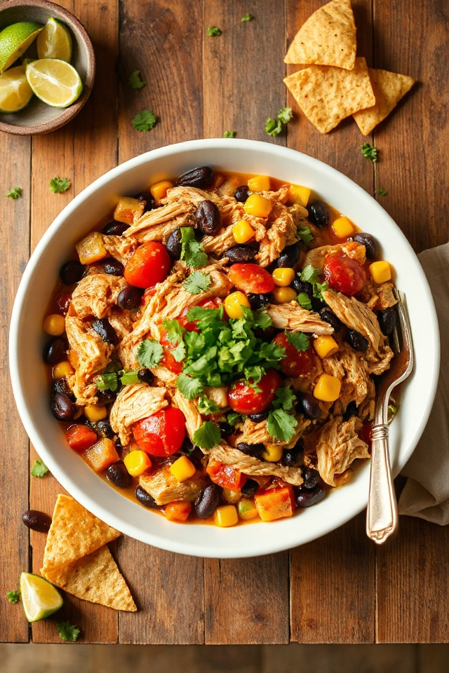 crockpot chicken with cilantro