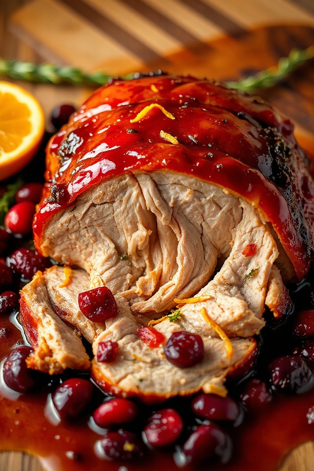 crockpot cranberry orange roast