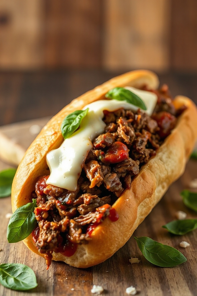 crockpot roast dip recipe