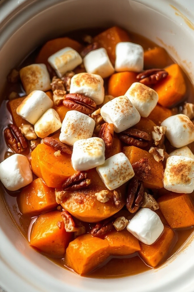 crockpot sweet potatoes recipe