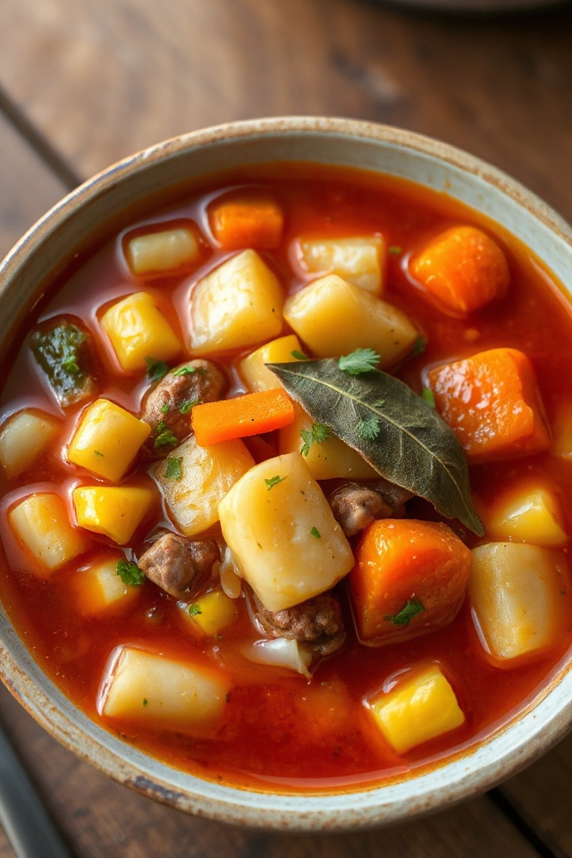 crockpot vegetable beef soup