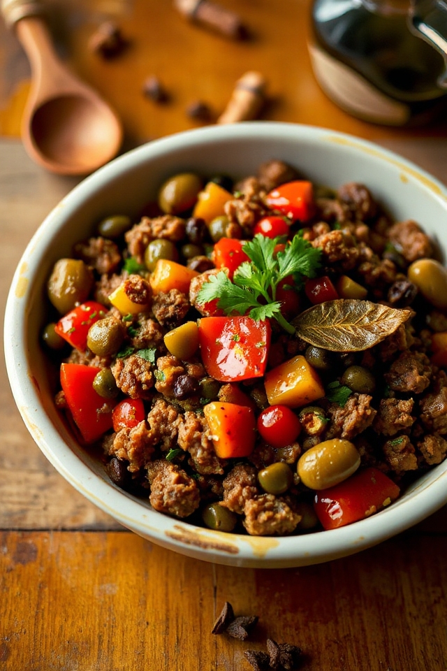 hearty slow cooked beef dish