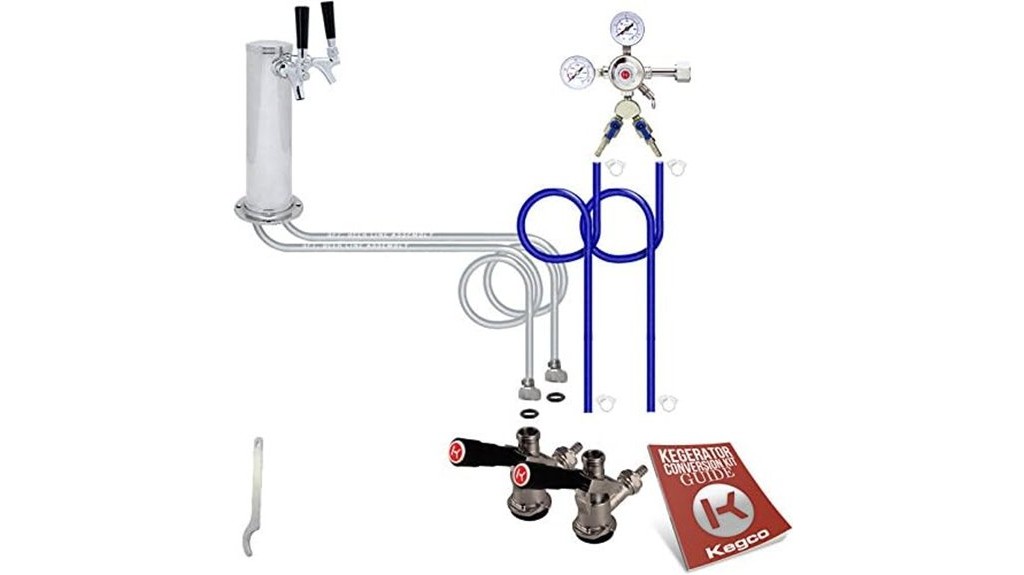 kegco dual tap tower